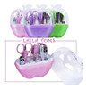 3 Sets Manicura 9 Elementos Lima + Estuche Manzana + Envio 2