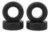Pneus De Carro Rc, 4 Peças, Roda De Borracha Macia De 1,55 P 1