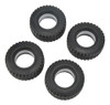 Pneus De Carro Rc, 4 Peças, Roda De Borracha Macia De 1,55 P 4