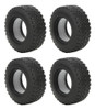 Pneus De Carro Rc, 4 Peças, Roda De Borracha Macia De 1,55 P 6