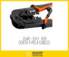 Combo Pinza Pelacables Crimpeadora Rj45 Rj11 Rj9 Hamilton 7