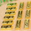 N 10pcs Falso Ouro Estatuetas De Barra De Ouro Simulação 2