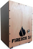 Firebox 3.1 Cajon + Funda Dual Peruano Flamenco Doble Sonaja 1