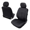 Juego De Cubre Asiento Universal Auto / Camioneta Negro 2