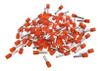 100 Terminales De Tubo Para Punta De Cable 6mm² Rojo Trisol 1