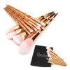10 Uncs Pinceles De Maquillaje Profesional Unicorn Set Powde 0