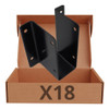 Soporte De Chapa Para Tirante De Madera 2x4 Vigas Techo X 18 0
