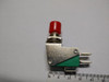 50 X  Chave Botão Micro Switch Ds438 Na S/ Trava Vermelha 2