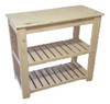 Mesa Quesera Arrime 80x40cm Con Estantes En Madera De Pino 0