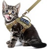 Arnes Tactico Y Correa Para Gato Talle L  Camo Khaki 0 Arnes Tactico Y Correa Para Gato Talle L  Camo Khaki 0
