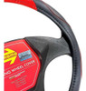 Cubre Volante Auto Funda Protector Universal Negro Rojo Momo 3
