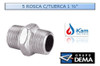 Kit Accesorios Galvanizado Rosca C/tuerca 1 1/2  X5 Unidades 2