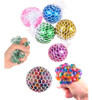 5 Pelotas Mesh Ball  Multicolor Y Metalizada Souvenir Piñata 0