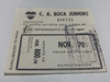 4 Recibos C A Boca Juniors Ciudad Deportiva Año 1970 1