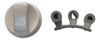 Perilla Universal Gris Para Cocina Con Adaptadores 0