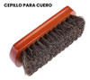 Cepillo De Cuero Para Limpieza Cerdas De Caballo 1