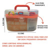Kit Caixa Costura Completa Com Linhas Agulhas Alfinete E Etc 2