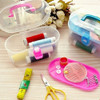 Kit Caixa Costura Completa Com Linhas Agulhas Alfinete E Etc 5