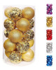 Bolas Para Arbol De Navidad  -packx 20u. De 8cm./dorado 0