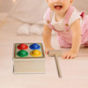 Brinquedo Montessori De Madeira Para Bater E Martelo, 5 Brinquedo Montessori De Madeira Para Bater E Martelo, 5