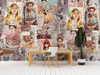 Kit Cartaz Lambe Lambe Mulheres Papel De Parede 5m² 0