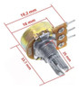 Potenciometro Rotativo Mono 5k Lineal Metalico 16mm 2