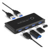 Selector De Conmutador Usb 3.0, Interruptor Kvm Usb Para 2 P 0