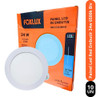 Luminária Redonda Teto Parede Painel De Led Branco Kit 10 Un 2