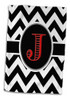 3d Rosa Negro Y Blanco Chevron Monograma Rojo Inicial J Toal 0