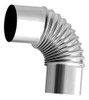 Tubo De Aquecedor De Cotovelo, Peças De Ventilação 100mm 3