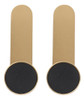 Punch Hook, 2 Peças De Toalha, Latão, Casaco, Cabide Para 2