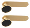 Punch Hook, 2 Peças De Toalha, Latão, Casaco, Cabide Para 3