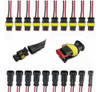 10 Kits 2 Pin Forma Coche Sellado Impermeable Alambre Eléctr 0