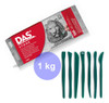 Massa Para Modelar Das Stone Argila 1kg Cor Cinza 1