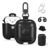 Funda Llavero Maxjoy De Cuero Pu Para AirPods 1/2 - Black 0