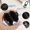 Funda Llavero Maxjoy De Cuero Pu Para AirPods 1/2 - Black 4