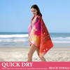 Toallas De Playa De Microfibra Your Choice, Sin Arena, Towe 3 Toallas De Playa De Microfibra Your Choice, Sin Arena, Towe 3