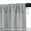 Cortinas Transparentes De Lino Imitacion Beige De Dwcn - Bo 1