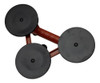 Ventosa Tripla Abs 90kg 2