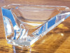 Cenicero Triangular De Cristal Facetado  (ref 3) 0