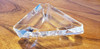 Cenicero Triangular De Cristal Facetado  (ref 3) 1