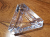 Cenicero Triangular De Cristal Facetado  (ref 3) 2