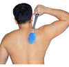 Cepillo Para Baño Con Mango Largo Azul De Ducha De 14  Con M 2