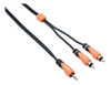 Cable Bespeco Miniplug Estereo A 2 Rca Macho 5mts Slymsr500 0