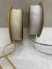 Cinta De Organza 25 Mm X 10 Metros Borde Dorado O Plateado. 0