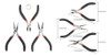 Set De 3 Alicates De Precisión Ideal Manualidades Artesanías 2