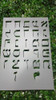 Stencil  Abecedarios Elegibles  Set 77 Leer Descripcion 3