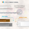 Cable Canal 30x10mm 2 Mts Blanco Kalop Electro Medina 2