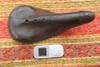 Antiguo Asiento Sillin En Cuero Para Bicicleta Champion 1