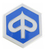 Insignia Piaggio Hexagonal 2 Trabas. Hexagon 150. Mca 0